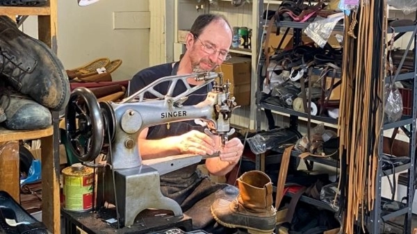 Tom Finn Shoe Repair at 165 Water St in Augusta, Maine