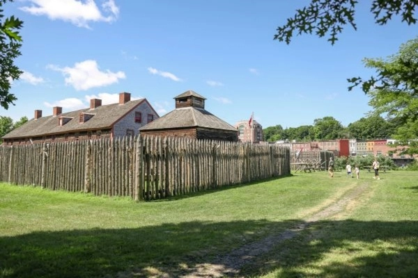 Old Fort Western at 16 Cony Street in Augusta, Maine